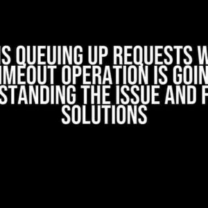 Deno is Queuing Up Requests When a setTimeout Operation is Going On: Understanding the Issue and Finding Solutions